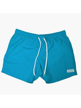 Calvin Klein Boys XXL Swim Shorts 38" Elastic Waist Drawstring Trunks New